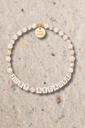 Custom JUST BECAUSE Bead Bracelet