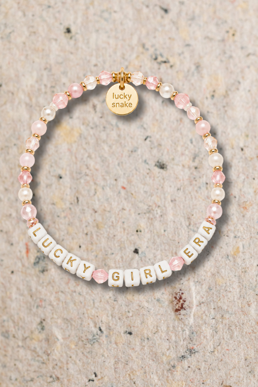 Custom LUCKY GIRL ERA Bead Bracelet