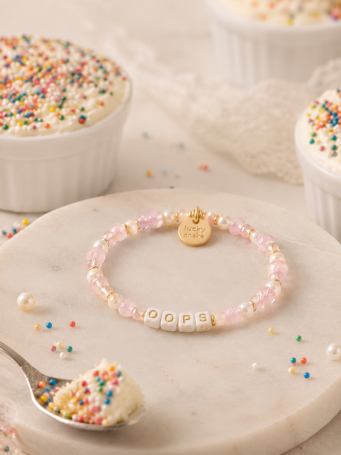 Custom OOPS Bead Bracelet