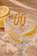 Chunky Paperclip Stud Earrings
